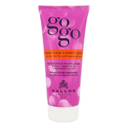 Kallos Cosmetics Gogo Repair regenerační kondicionér pro poškozené vlasy 200 ml pro ženy