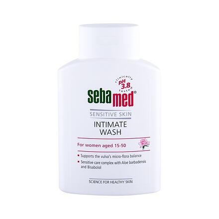 SebaMed Sensitive Skin Intimate Wash Age 15-50 intimní mycí emulze 200 ml pro ženy