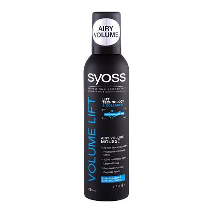 Syoss Volume Lift Mousse objemová tužicí pěna se silnou fixací 250 ml 250 ml pre ženy