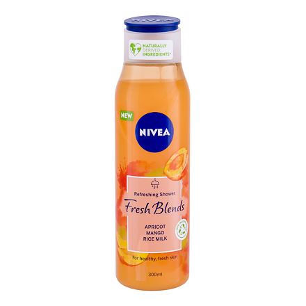 Nivea Fresh Blends Apricot osvěžující sprchový gel s ovocnou vůní 300 ml pro ženy