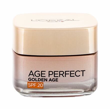 L'Oréal Paris Age Perfect Golden Age SPF20 tónovací a zpevňující pleťový krém pro zralou pleť 50 ml pro ženy