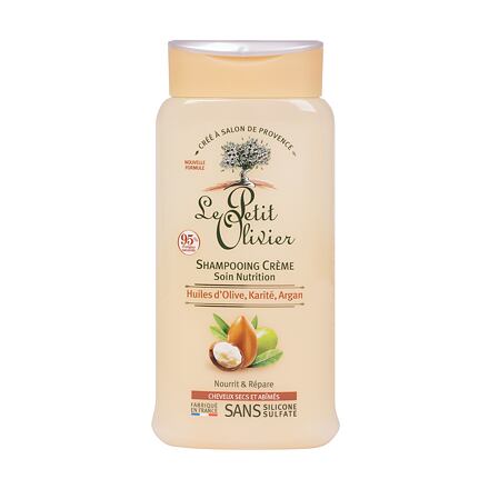 Le Petit Olivier Olive, Shea, Argan Oils Nutrition šampon pro suché a poškozené vlasy 250 ml pro ženy