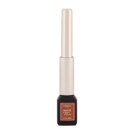 L'Oréal Paris Matte Signature matné tekuté oční stíny 3 ml odstín 07 Copper Signature