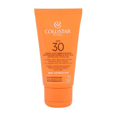 Collistar Special Perfect Tan Global Anti-Age Protection Tanning Face Cream SPF30 opalovací krém na obličej s protistárnoucím účinkem 50 ml pro ženy
