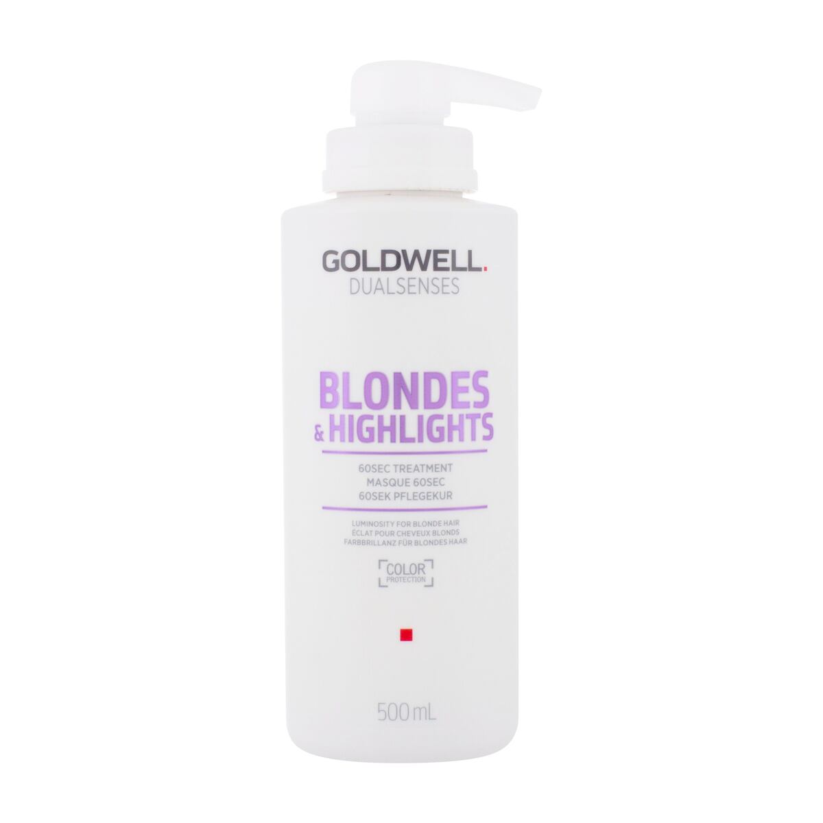 Goldwell Dualsenses Blondes & Highlights 60 Sec Treatment maska pro blond a melírované vlasy 500 ml pro ženy