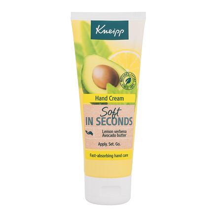Kneipp Hand Cream Soft In Seconds Lemon Verbena & Apricots hydratační krém na ruce 75 ml unisex