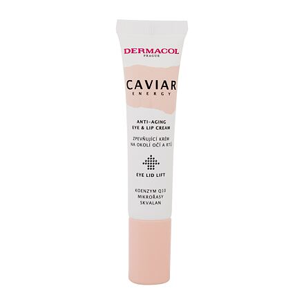 Dermacol Caviar Energy Eye & Lip energizující krém na oči a rty 15 ml pro ženy