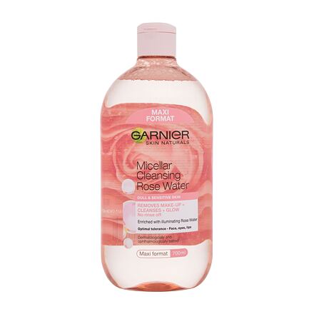 Garnier Skin Naturals Micellar Cleansing Rose Water čisticí a rozjasňující micelární voda 700 ml pro ženy