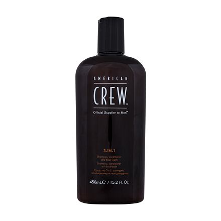 American Crew 3-IN-1 šampon, kondicionér a sprchový gel 3v1 450 ml pro muže