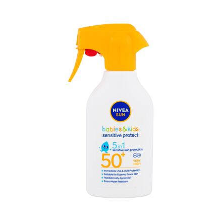 Nivea Sun Babies & Kids Sensitive Protect Spray SPF50+ ochranný opalovací sprej pro citlivou pleť 270 ml