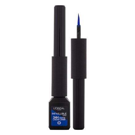 L'Oréal Paris Infaillible Grip 24H Matte Liquid Liner matné tekuté oční stíny 3 ml odstín 02 Blue
