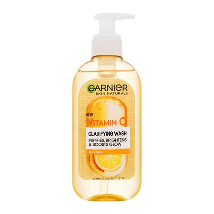 Garnier Skin Naturals Vitamin C Clarifying Wash rozjasňující čisticí gel 200 ml pro ženy