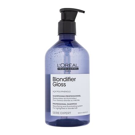 L'Oréal Professionnel Blondifier Gloss Professional Shampoo rozjasňující šampon pro blond vlasy 500 ml pro ženy