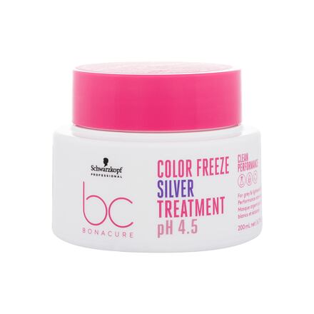 Schwarzkopf Professional BC Bonacure Color Freeze pH 4.5 Treatment Silver neutralizační a obnovující maska na vlasy 200 ml pro ženy