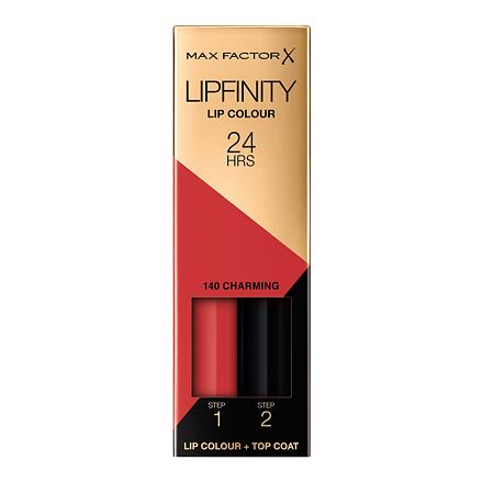 Max Factor Lipfinity 24HRS Lip Colour dlouhotrvající rtěnka s balzámem 4.2 g odstín 140 charming
