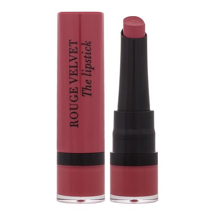 BOURJOIS Paris Rouge Velvet The Lipstick matná rtěnka 2.4 ml odstín 04 hip hip pink