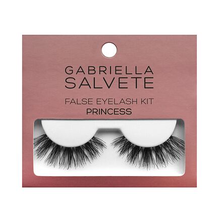 Gabriella Salvete False Eyelash Kit Princess : umělé řasy 1 pár + lepidlo na řasy 1 g