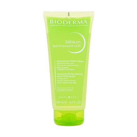 BIODERMA Sébium Intense Purifying Cleansing Foaming Gel čisticí gel pro mastnou a aknózní pleť 200 ml pro ženy