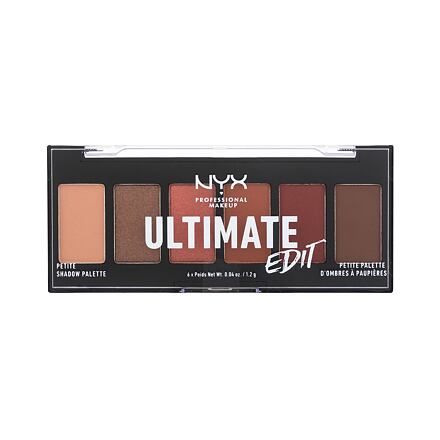 NYX Professional Makeup Ultimate Edit paletka očních stínů 7.2 g odstín 01 Warm Neutrals