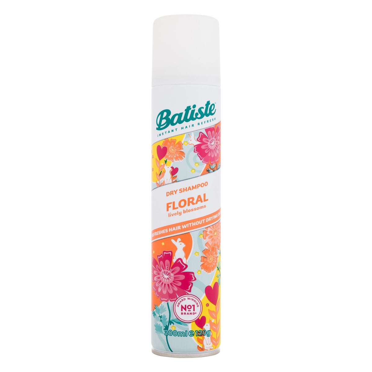 Batiste Floral suchý šampon se svěží vůní 200 ml unisex