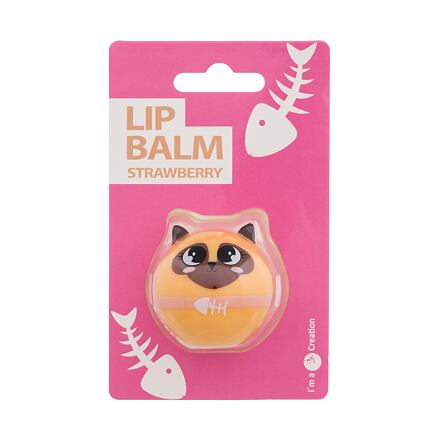 2K Cute Animals Lip Balm Strawberry balzám na rty 6 g