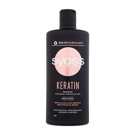 Syoss Keratin Shampoo šampon pro suché a lámavé vlasy 440 ml pro ženy