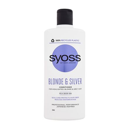 Syoss Blonde & Silver Conditioner kondicionér pro blond a šedivé vlasy 440 ml 440 ml pre ženy