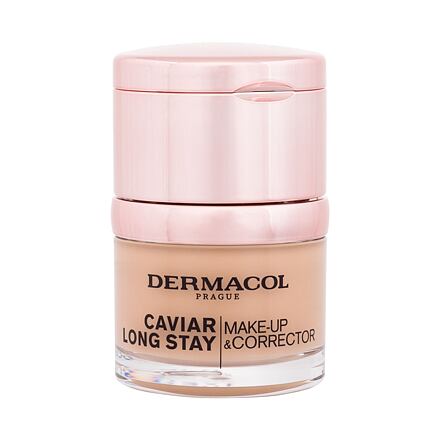 Dermacol Caviar Long Stay Make-Up & Corrector make-up a korektor s výtažkem z kaviáru 30 ml 3 Nude