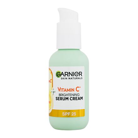Garnier Skin Naturals Vitamin C Brightening Serum Cream SPF25 rozjasňující krémové sérum 50 ml pro ženy