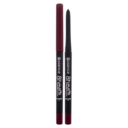 Essence 8H Matte Comfort dlouhotrvající tužka na rty s matným efektem 0.3 g odstín 08 dark berry