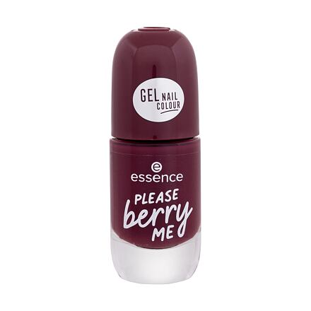 Essence Gel Nail Colour rychleschnoucí lak na nehty s lesklým efektem 8 ml odstín 20 Please Berry Me