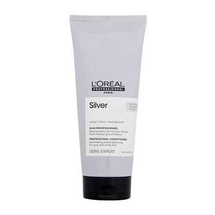 L'Oréal Professionnel Silver Professional Conditioner kondicionér pro oživení stříbrných a šedivých vlasů 200 ml pro ženy