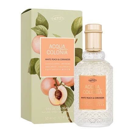 4711 Acqua Colonia White Peach & Coriander 50 ml kolínská voda unisex