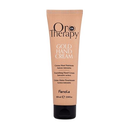 Fanola Oro Therapy 24K Gold Hand Cream vyživující a hydratační krém na ruce 100 ml pro ženy
