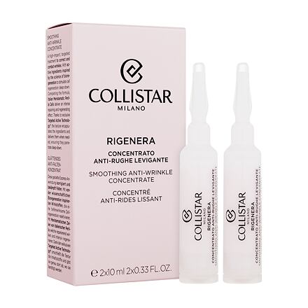 Collistar Rigenera Smoothing Anti-Wrinkle Concentrate pleťové sérum proti vráskám 2x10 ml pro ženy