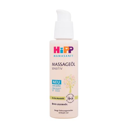 Hipp Mamasanft Massage Oil Sensitive těhotenský masážní olej proti striím 100 ml