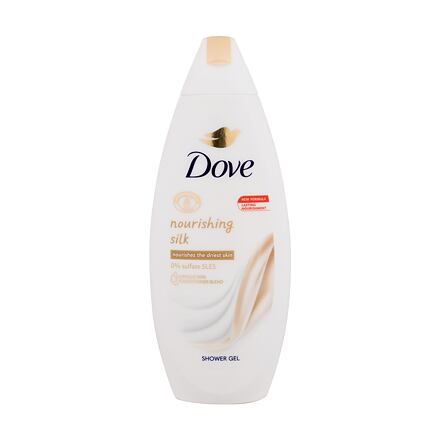Dove Nourishing Silk hedvábný sprchový gel 250 ml pro ženy