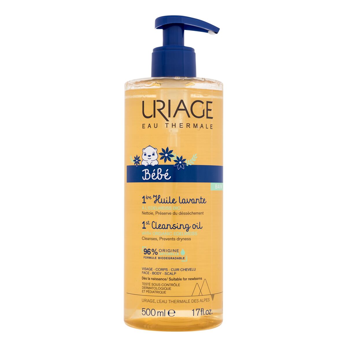 Uriage Bébé 1st Cleansing Oil sprchový olej 500 ml pre deti