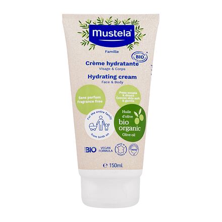 Mustela Bio Hydrating Cream hydratační krém na obličej a tělo 150 ml unisex