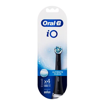 Oral-B iO Ultimate Clean Black náhradní hlavice na elektrický zubní kartáček 4 ks
