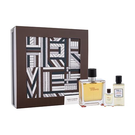 Hermes Terre d´Hermès : parfém 75 ml + sprchový gel 40 ml + parfém 5 ml pro muže