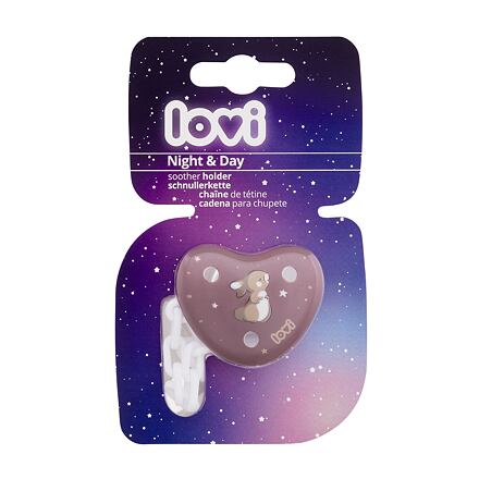 LOVI Night & Day Soother Holder Girl klip na dudlík