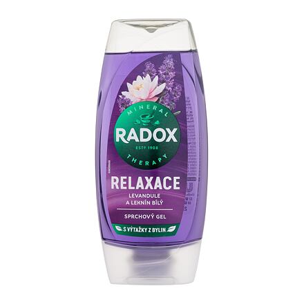 Radox Relaxation Lavender And Waterlily Shower Gel uvolňující sprchový gel 225 ml pro ženy