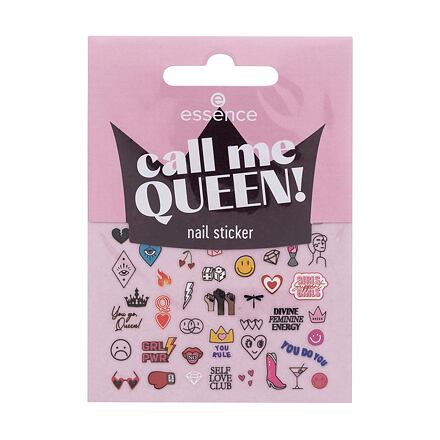 Essence Nail Stickers Call Me Queen! nálepky na nehty s rozmanitými motivy 1 balení
