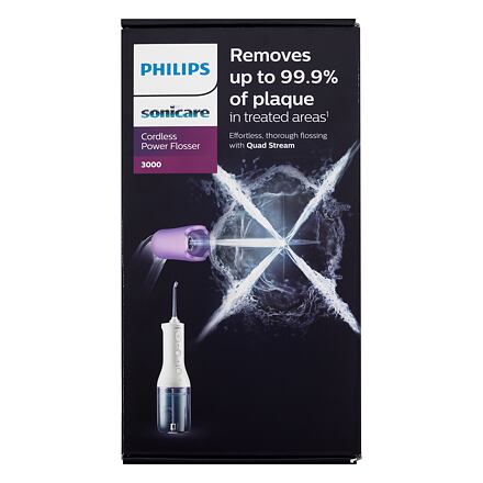 Philips Sonicare Cordless Power Flosser 3000 HX3826/31 White přenosná ústní sprcha pro čištění mezizubních prostor
