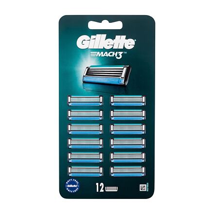 Gillette Mach3 náhradní břit 12 ks pro muže