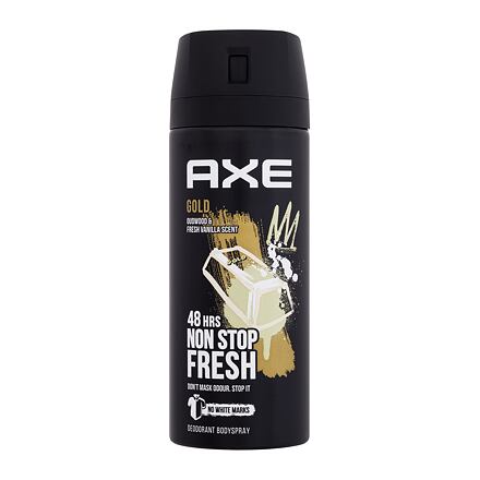 Axe Gold Oud Wood & Fresh Vanilla deospray bez obsahu hliníku 150 ml pro muže