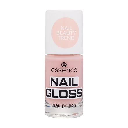 Essence Nail Gloss Nail Polish lak na nehty pro přirozený vzhled 8 ml odstín růžová