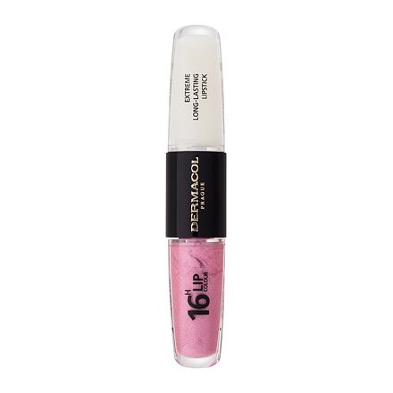 Dermacol 16H Lip Colour Extreme Long-Lasting Lipstick dlouhotrvající rtěnka a lesk na rty 2v1 8 ml odstín 11