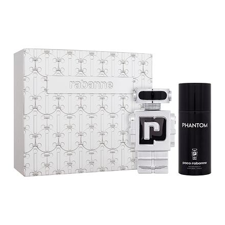 Paco Rabanne Phantom : EDT 100 ml + deodorant 150 ml + plechová dóza pro muže